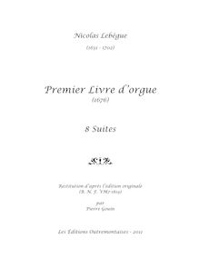 Partition , Prélude du 1.Ton, Livre d orgue No.1, Premier Livre d Orgue