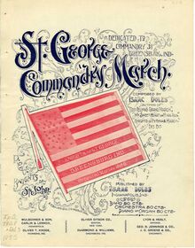 Partition complète, St. George Commandry March, A minor introduction, concludes in F major