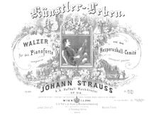 Partition complète, Künstlerleben, Op.316, Artist s Life, Strauss Jr., Johann par Johann Strauss Jr.