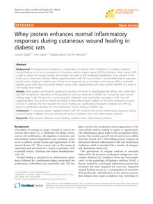 Whey protein enhances normal inflammatory responses during cutaneous wound healing in diabetic rats