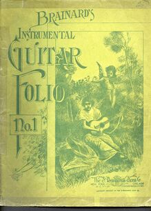 Partition Cover, Brainards guitare Folio of Instrumental Music, Various