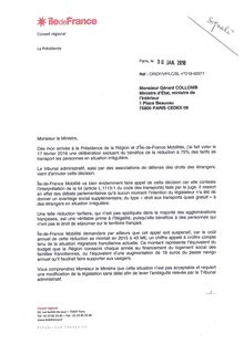 Immigration : la lettre de Valérie Pécresse à Gérard Collomb