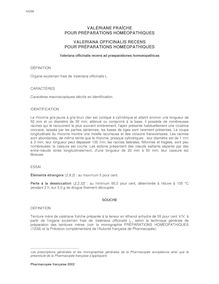 Valeriana officinalis recens PPH / Valériane fraîche PPH