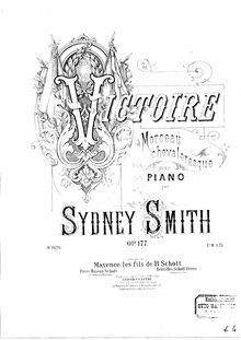 Partition de piano, Victoire, Op.177, Smith, Sydney