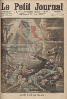 LE PETIT JOURNAL SUPPLEMENT ILLUSTRE  N° 1021 du 12 juin 1910