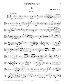 Partition altos, Serenade pour corde orchestre, Op.16, Serenade für Streich-Orchester