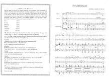 Partition complète et parties, Schlummerlied, Op.76, A major