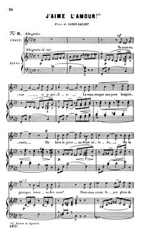 Partition complète (F minor: haut voix et piano), Djamileh