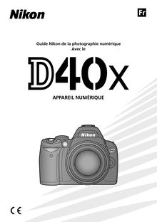 Notice Appareil Photo numériques Nikon  D40X