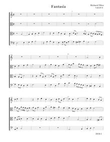 Partition Fantasia, VdGS No.8 - partition complète (Tr A T B), fantaisies pour 4 violes de gambe