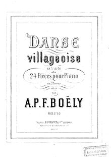Partition complète, 24 Pièces pour Piano, Op.20, G major, Boëly, Alexandre-Pierre-François
