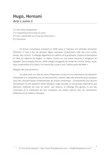 Hernani - commentaire composé et analyse, Victor Hugo