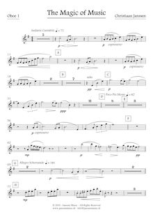 Partition hautbois 1, pour Magic of Music, Janssen, Christiaan