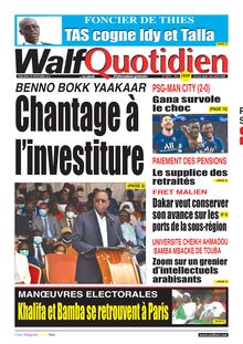 Walf Quotidien n°8853 - du mercredi 29 septembre 2021
