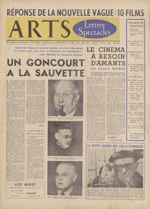 ARTS N° 749 du 18 novembre 1959