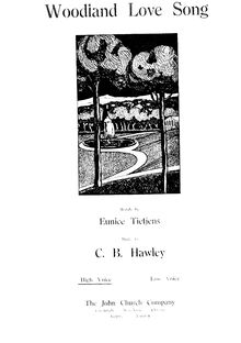 Partition complète, Woodland Love Song, Hawley, Charles Beach