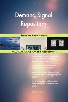 Demand Signal Repository Standard Requirements