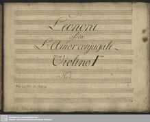 Partition violons I (copy 2), Leonora, Leonora, ossia L’amore conjugale ; Leonore