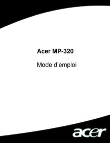 Notice Stockage Acer  MP320