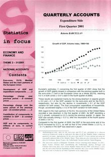 31/01 STATISTIQUES EN BREF - ECONOMIE ET FINANCES