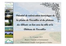 Potentiel de valorisation touristique de la plaine de Versailles ...