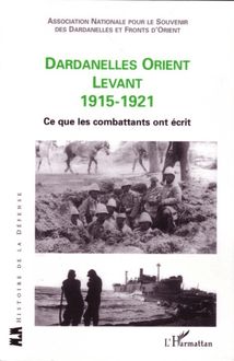 Dardanelles orient Levant 1915-1921