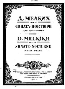 Score, Sonate-Nocturne, Op.10, Melkikh, Dmitry