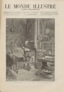 LE MONDE ILLUSTRE  N° 1600 du 26 novembre 1887