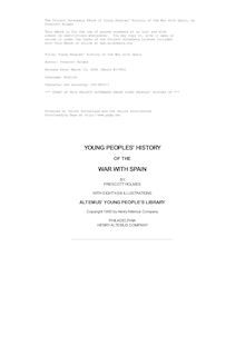Young Peoples  History of the War with Spain