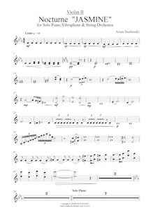 Partition violons II, Jasmine, Nocturne, C major, Buchynsky, Arsen