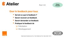 Initiation - Parcours Makers (FR) - 2. Toolkit - Guide animateur - Oser le feedback pour tous (1) - Fondation Orange