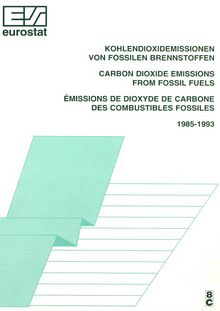 Carbon dioxide emissions from fossil fuels1985-1993