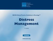 Clinical Practice Guidelines in Oncology - Distress Management