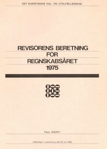 Revisorens Beretning for Regnskabsåret 1975