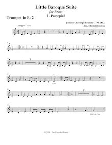 Partition trompette 2, Little Baroque , Rondeau, Michel par Michel Rondeau