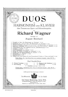 13 pages de Partition complète, Parsifal, Wagner