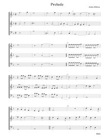 Partition Prelude - partition complète, Prelude et fantaisies pour 3 violes de gambe