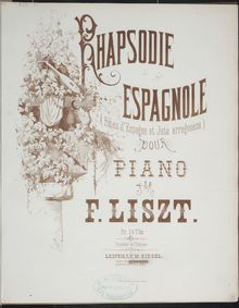 Partition Rhapsodie espagnole (S.254), Collection of Liszt editions, Volume 6