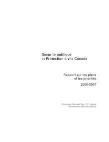 Sécurité publique et Protection civile Canada