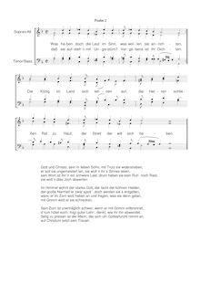 Partition Ps.2: Was haben doch die Leut im Sinn, SWV 98, Becker Psalter, Op.5