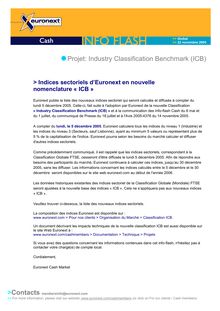 Projet: Industry Classification Benchmark (ICB)