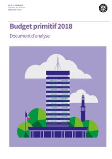 Le budget primitif 2018 de la Ville de Grenoble
