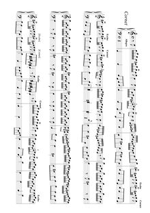 Partition Cornet-allegro, 6 Bénévoles pour pour orgue ou clavecin