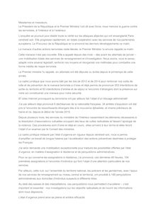 Attentats de Paris : Déclaration de B. Cazeneuve du 16/11