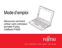 Notice Ordinateur portable Fujitsu  Lifebook P1630