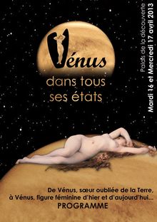 Vénus dans tous ses états : Programme du colloque