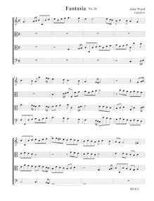 Partition Fantasia, VdGS No.6 - partition complète (Tr A T B), fantaisies pour violes de gambe
