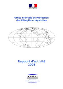 Rapport d activité 2005 de l Office français de protection des réfugiés et apatrides