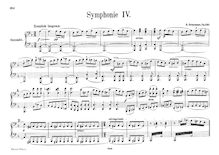 Partition complète, Symphony No.4, Op.120, D minor, Schumann, Robert par Robert Schumann