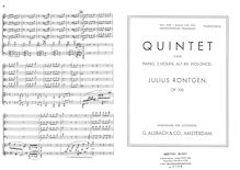 Partition complète et parties, Piano quintette No.2, A minor